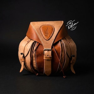 Da Bomb Leather Backpack Pattern, Leathercraft Template, DIY PDF Download