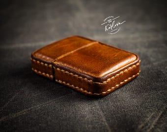 Leather Lighter Cover PDF Pattern Download - Fits Standard Zippo Lighter, Leather Craft Template with Video Tutorial, DXF and SVG Included