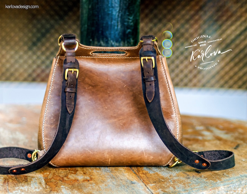 Hybrid Leather Backpack Pattern Leather Craft Bag Template Etsy