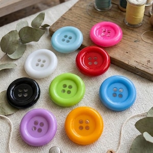Cute Button Phone Grip MagSafe Adhesive - Giant Sewing Novelty Accessory - Whimsical Craftcore Quilting Knitter Gift for Kindle Phone