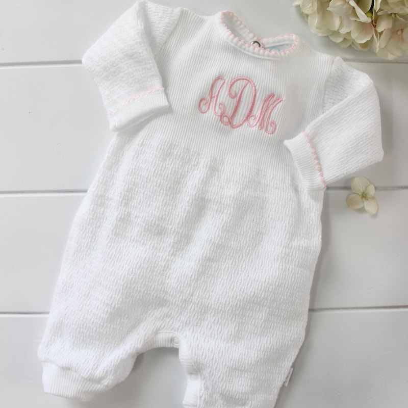 Knitted Baby Onesie Etsy