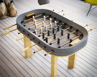 An Urban Arena for Foosball Fury: Where Concrete Clashes with Playful Precision