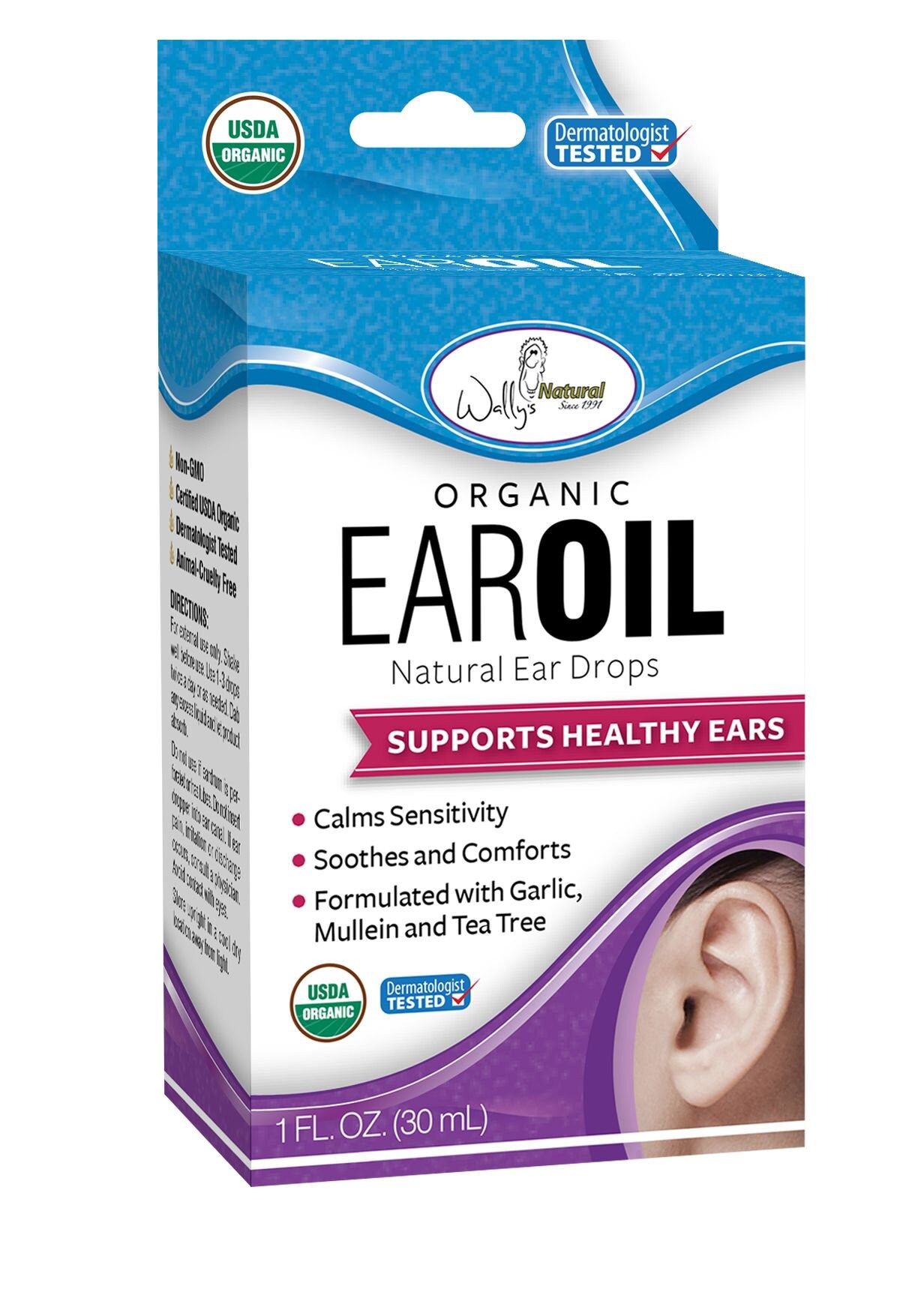 Wally's Natural Organic Ear Oil Etsy