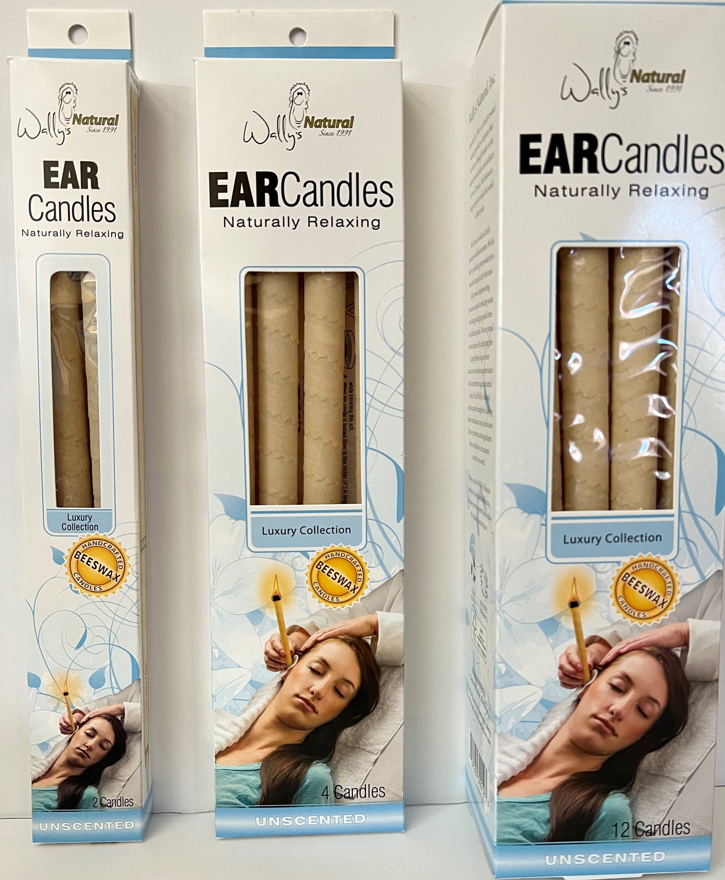 Wally's Natural Unscented Beeswax Ear Candles Etsy
