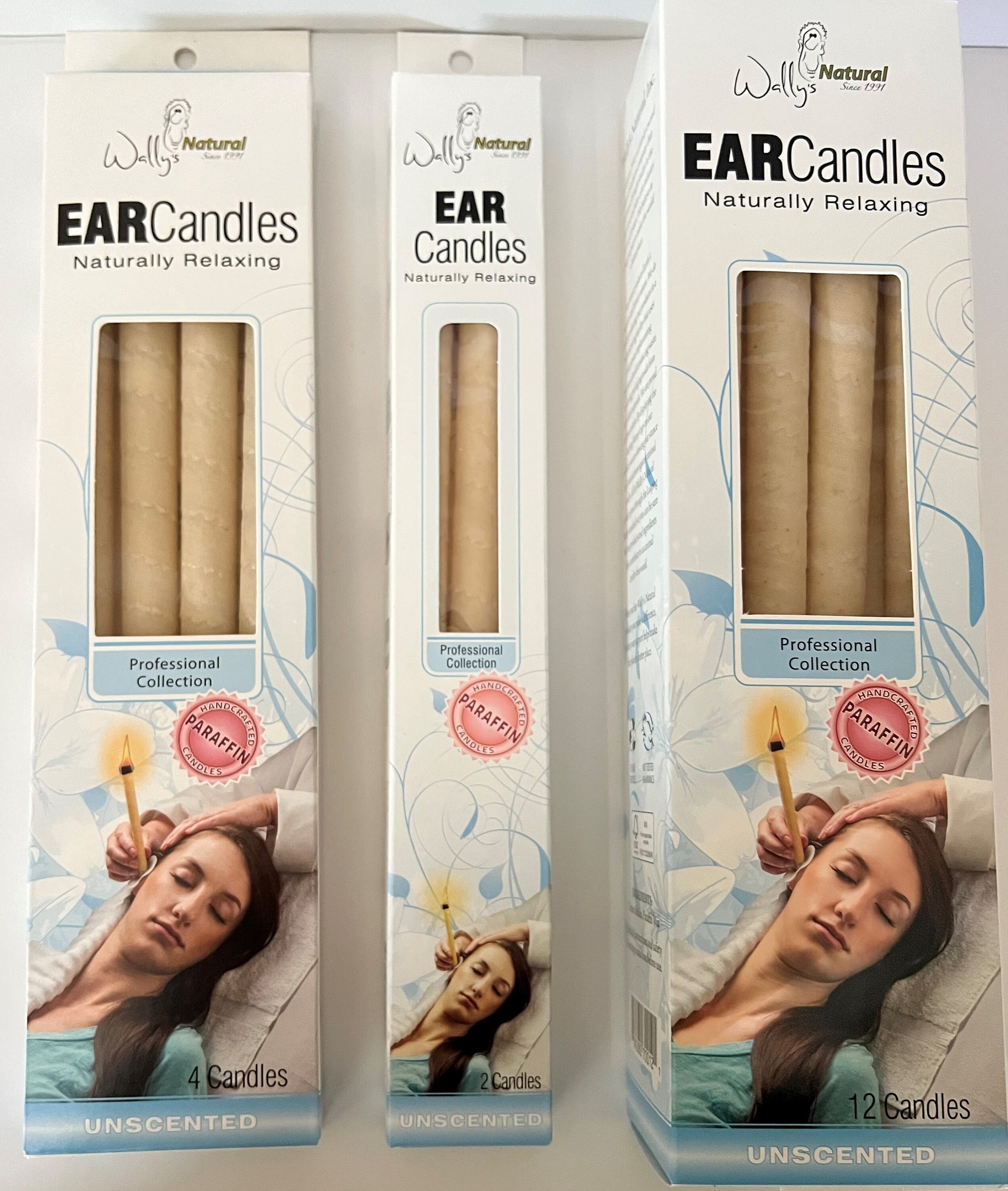Wally's Natural Unscented Parafin Ear Candles Etsy