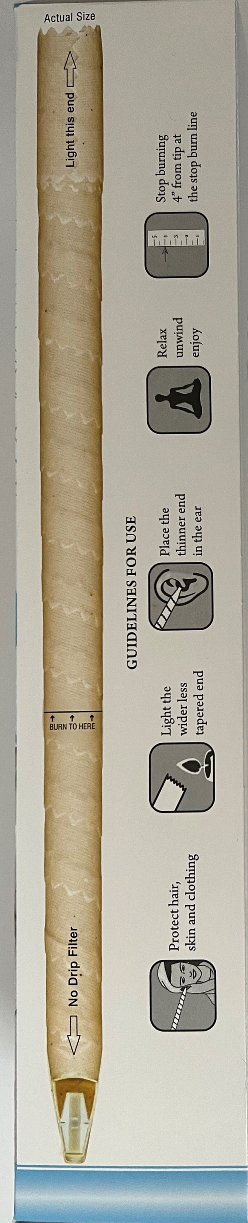 Wally's Natural Unscented Beeswax Ear Candles Etsy