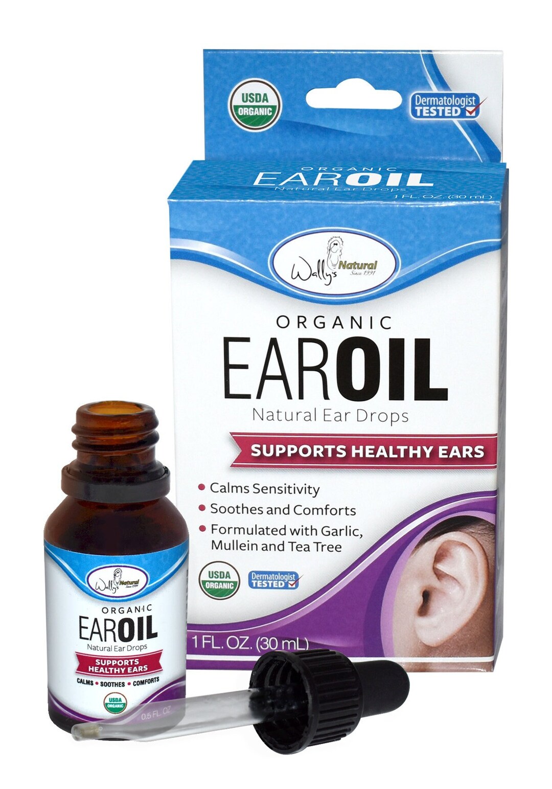 Wally's Natural Organic Ear Oil Etsy