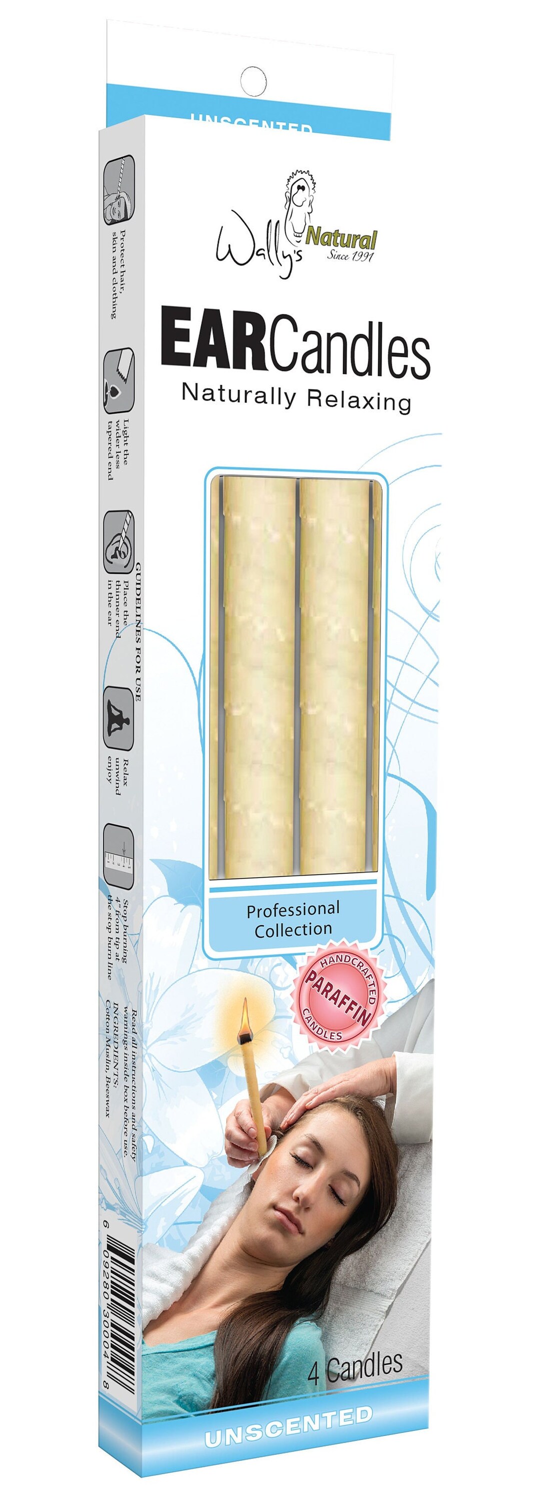 Wally's Natural Unscented Parafin Ear Candles Etsy