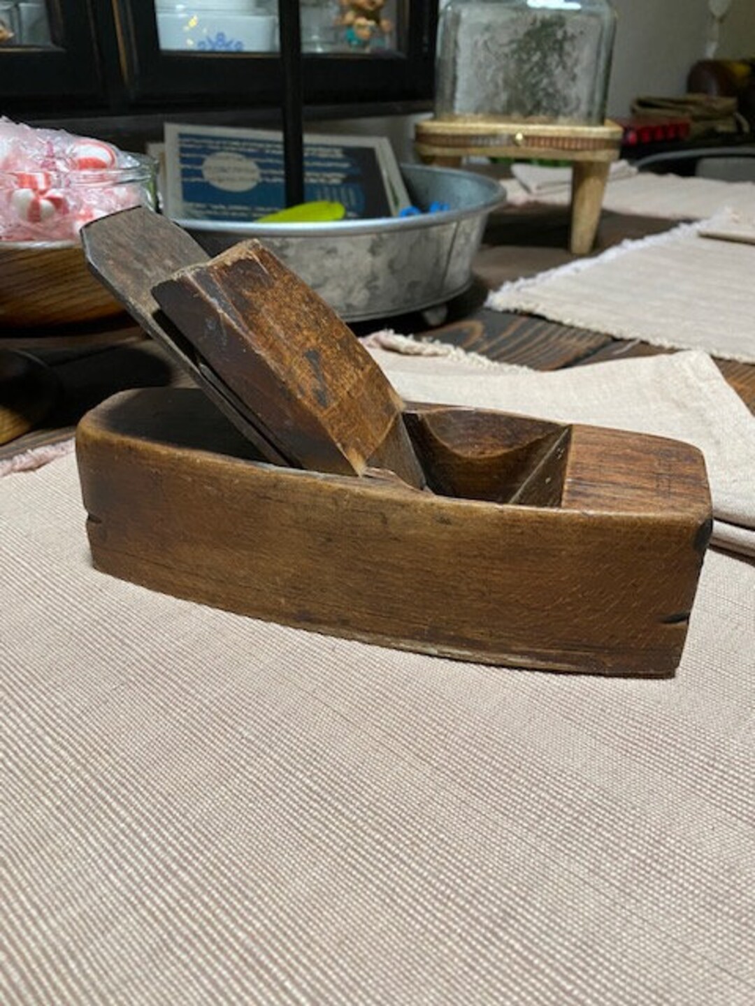 Antique Wooden Block Wood Working Tool Etsy