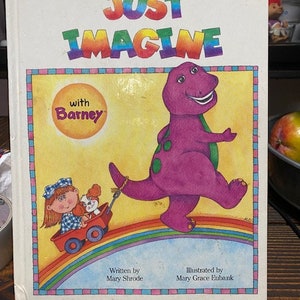 Golden Books Big Coloring Book Barney at the Zoo 