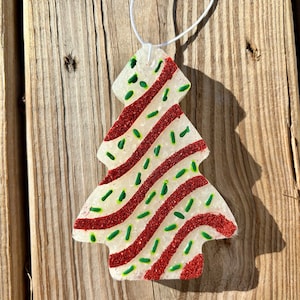 Christmas Tree Cake Car Freshie | Car Scents | Christmas Tree | Made To Order