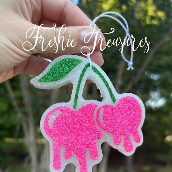Glitter Cherries Freshie | Car Scents | Made To Order