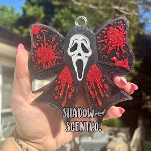 Scary Man Ribbon Freshie | Car Scents | Halloween | Made To Order