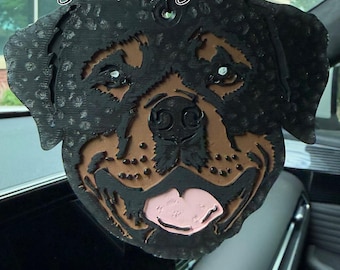 Rottweiler Freshie | Car Scents | Made To Order