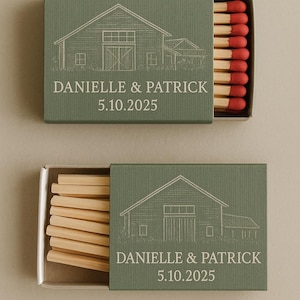 Cajas de cerillas personalizadas: regalos de boda, regalos para fiestas, decoración para baby showers y marca comercial. Impresión 100 % personalizada para cualquier ocasión.