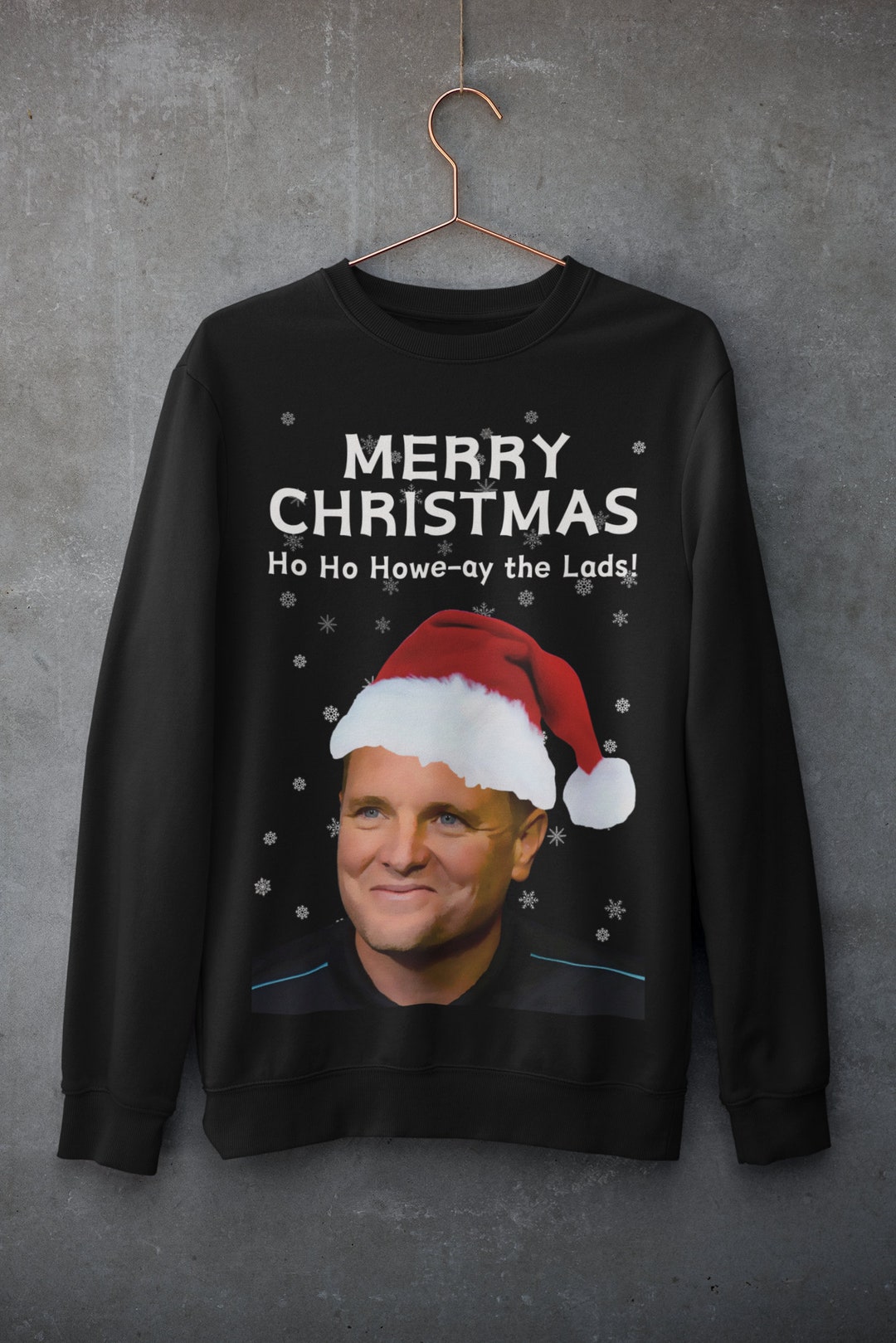 Newcastle United Christmas Jumper Eddie Howe Funny Newcastle Etsy UK