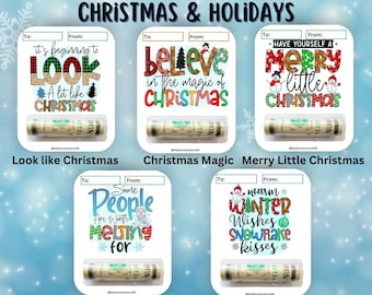 Christmas Holiday Money Card Kits
