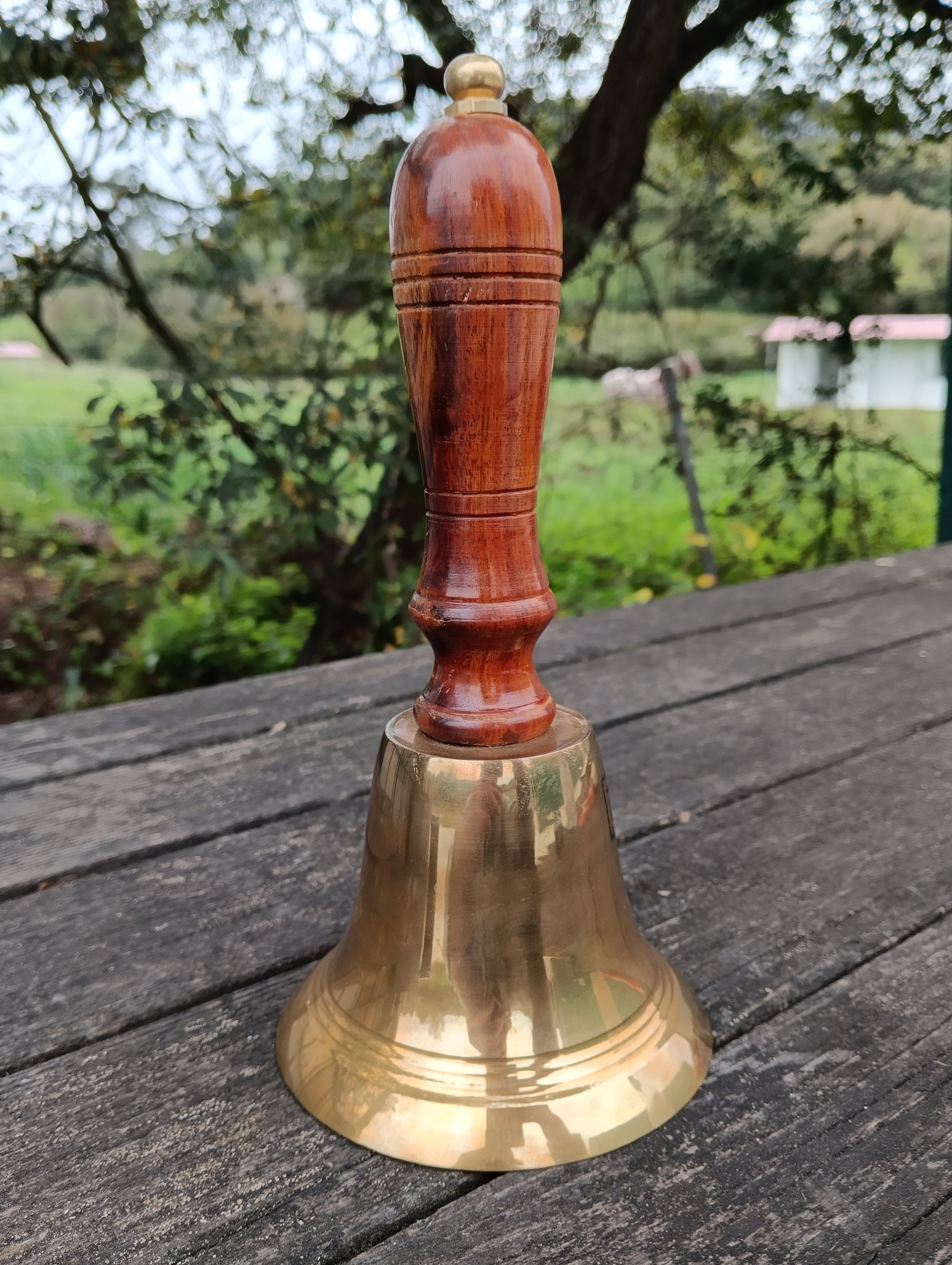 Vintage TITANIC 1912 Brass Wall Mount Ship Bell Nautical Maritime Decor