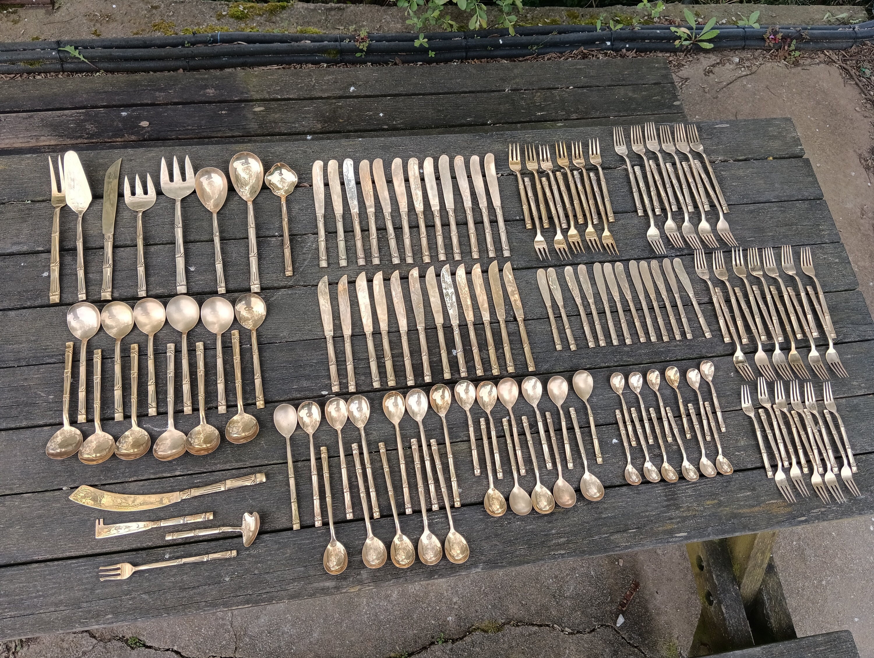 Thai bronze cutlery set - Etsy 日本