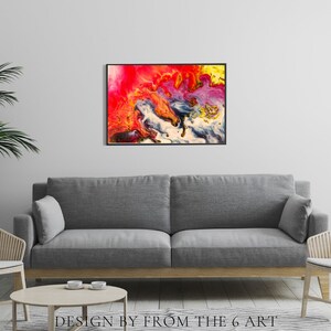 VIBRANT DYNAMIC Multi-Coloured Digital Art, Digital Art Download, Abstract Art, Modern Art