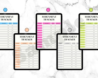 assignment deadline tracker Assignment Tacker | Printable Assignment Tracker | Academic Homework Planner | Study Tracker | College Task Planner | Homeschool Template