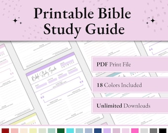 Digital bibelstudieguide | Mall för bibelstudiedagbok | S.O.A.P bibelstudie | Bibelstudieguide för kvinnor | Digital bibelstudiedagbok
