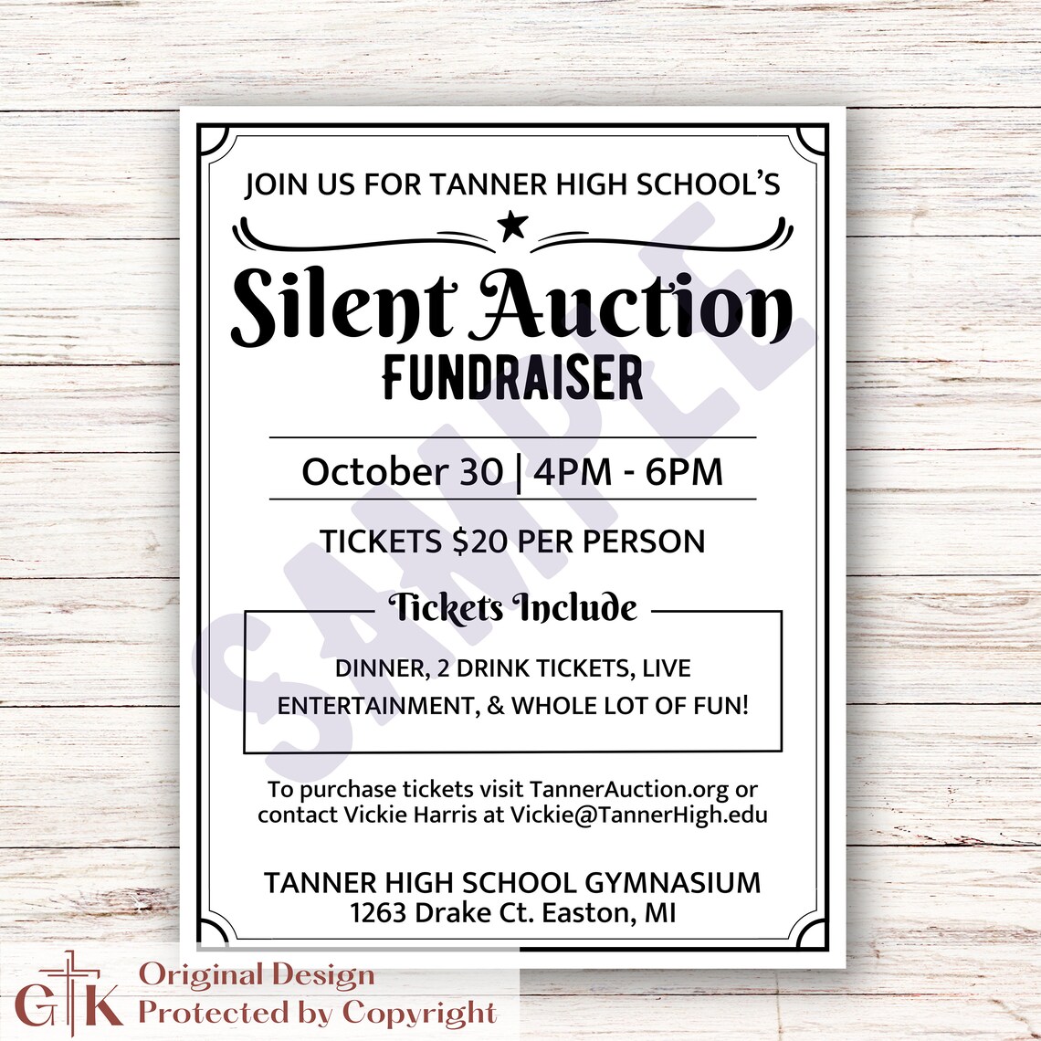 Silent Auction Editable Forms | Silent Auction Bid Sheet | Auction ...