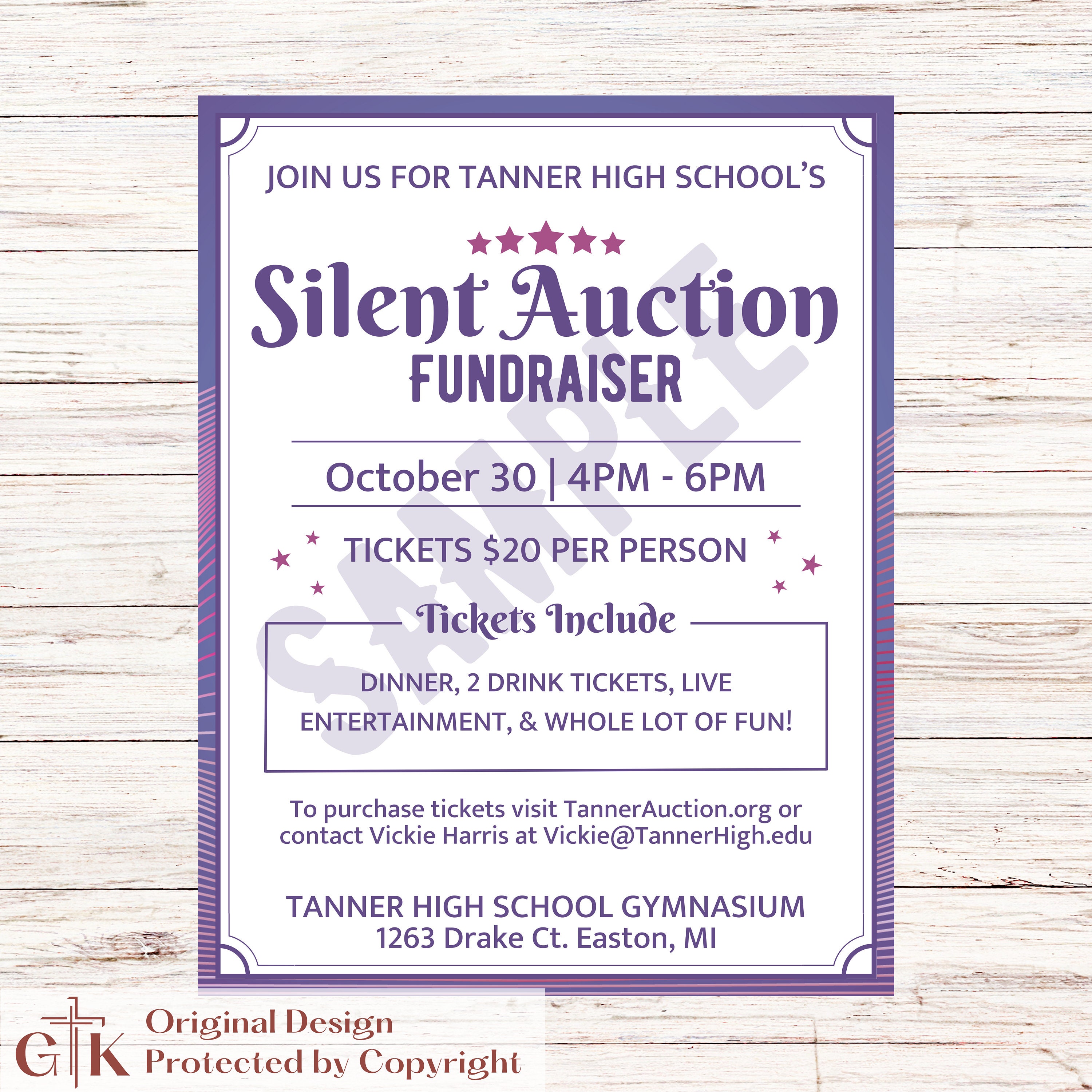 Silent Auction Editable Forms Silent Auction Bid Sheet Auction Flyer ...