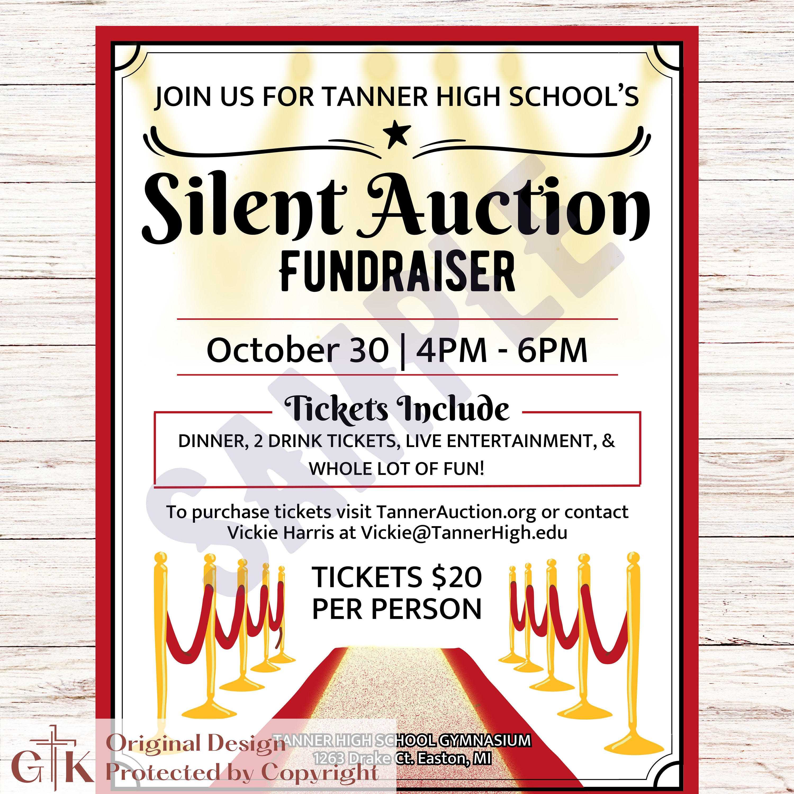 Silent Auction Editable Forms Silent Auction Bid Sheet Auction Flyer ...