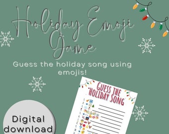 Holiday Emoji Guess the Holiday Songs
