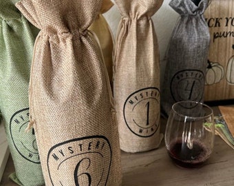 Mystery Wine Labels SVG