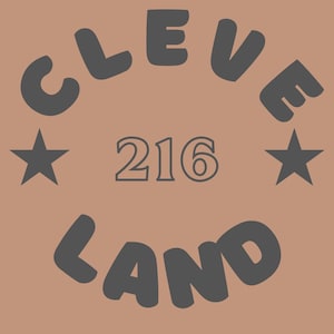 Cleveland Ohio Star Poster