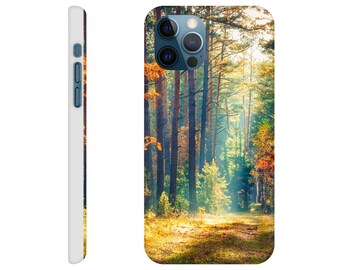iphone forest case, Android forest case, Slim case, vibrant forest gift case