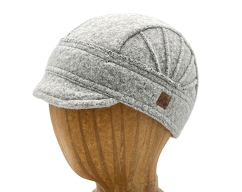 Sustainable Knit Cap for Women | Vintage-Style Soft Brim Hat | Made in the USA from Eco-Friendly Materials