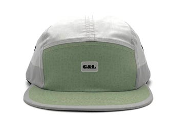 Activ8 5 Panel Cap – Recycled Moss Green Performance Hat with UPF & Moisture Wicking Sweatband