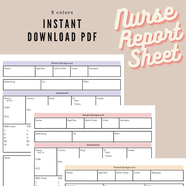 Step Down Nurse Etsy