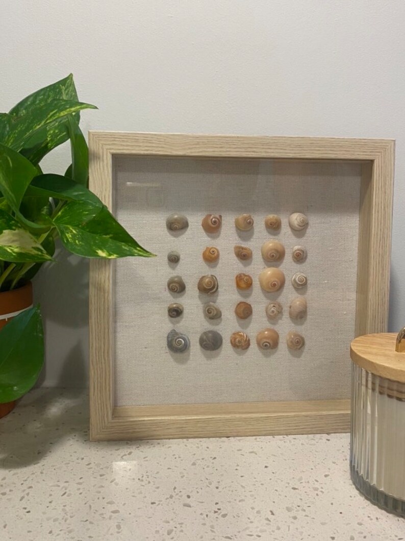 Seashell Mosaic // Coastal Wall Art // Beach House Decor // Handmade Wall Decor // South