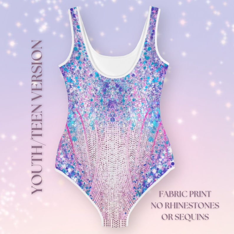 T Swifty Youth Bodysuit Era Tour Concert Outfit Teen Pink Blue Bodysuit