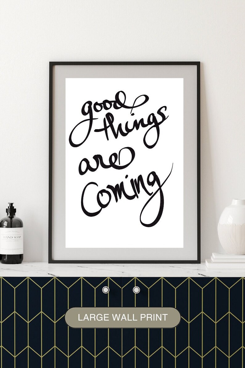 Large Print Wall Art Digital Download Black and White Etsy