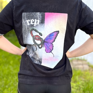 Taylor Tour Tee Concert Outfit Taylor Eras TShirt Swifty Rep Snake Butterfly Lover Eras Tour Tee Swifty Gift Taylor Swifty Album Art Eras