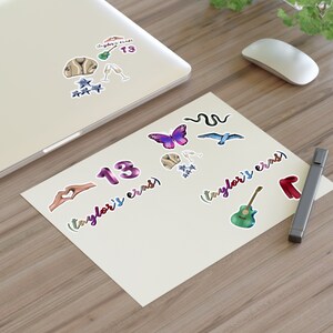 Swifty Sticker Swifty Eras Album Sticker Sheet Vinyl Sticker Taylor's Eras Laptop ...