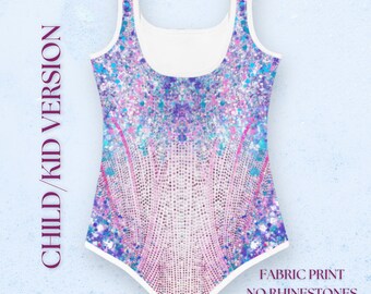 Swifty Pink Blue Child Bodysuit Era Tour Costume Child Swifty