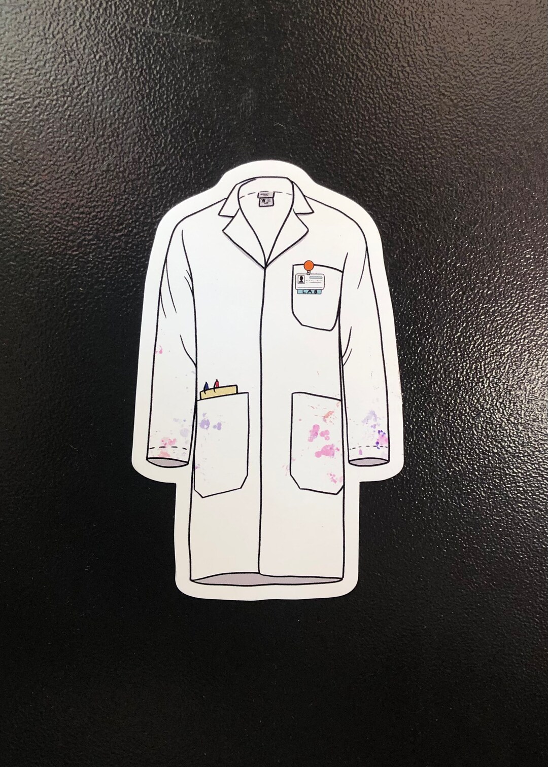 Laboratory Coat Magnet // Lab Coat Magnet // Lab Science Magnet - Etsy