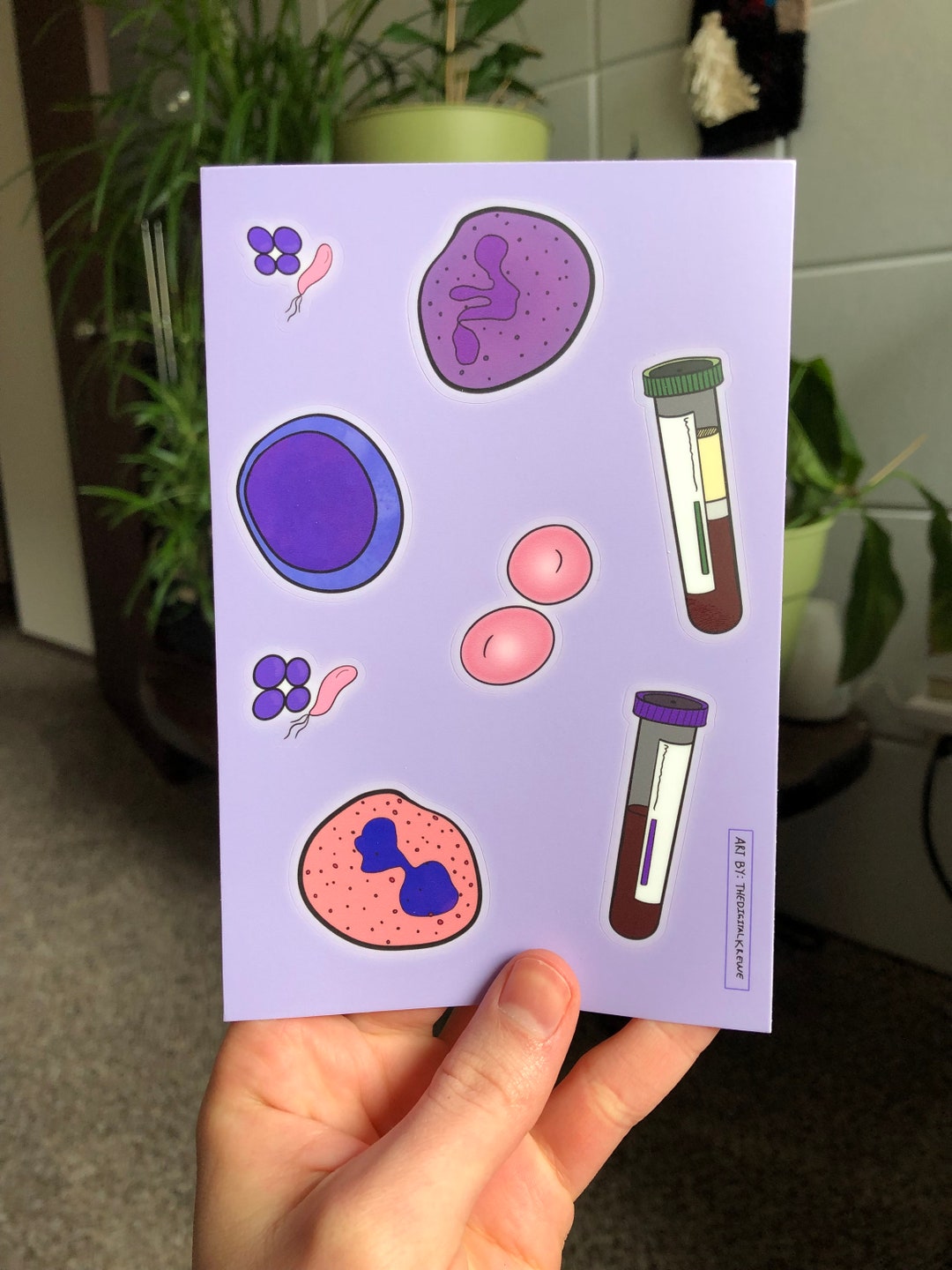 Lab Week Print 4x6 Medical Laboratory Science Sticker Sheet // Lab ...