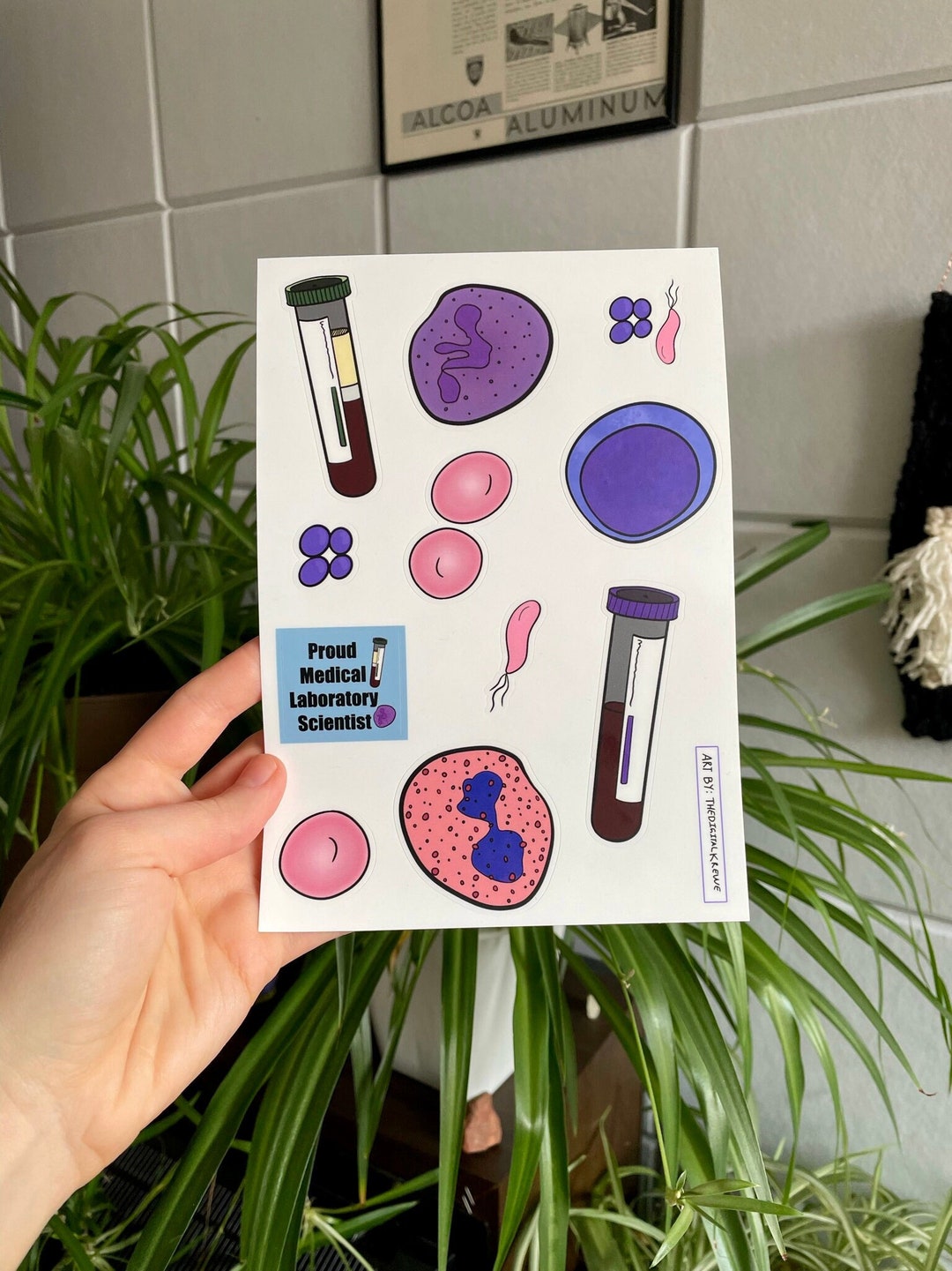 Version 2 Medical Laboratory Science Sticker Sheet / Lab Stickers / MLS ...