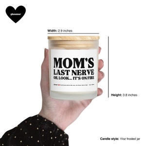 Mom's last nerve scented wood wick candle 画像 4