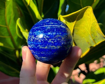 High Grade Royal Lapis Spheres W/ Pyrite (~0.6lbs)