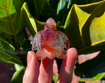 シトリン含有のファントムアメジストセプター - 高品質 (0.8 ポンド