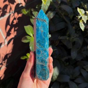 Blue Apatite Tower - High Grade (1lb)