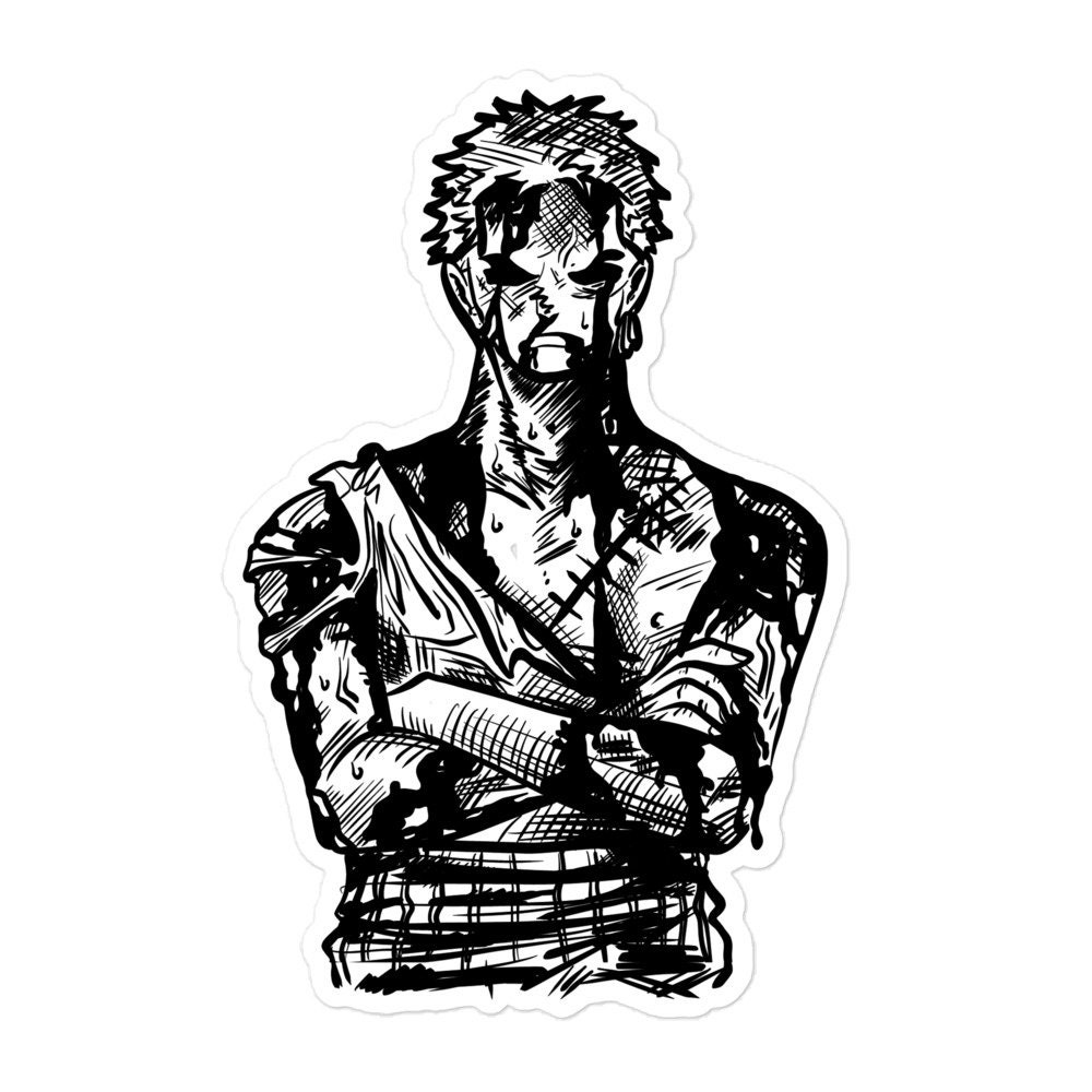 One Piece Roronoa Zoro  Sticker for Sale by DaturaSnake